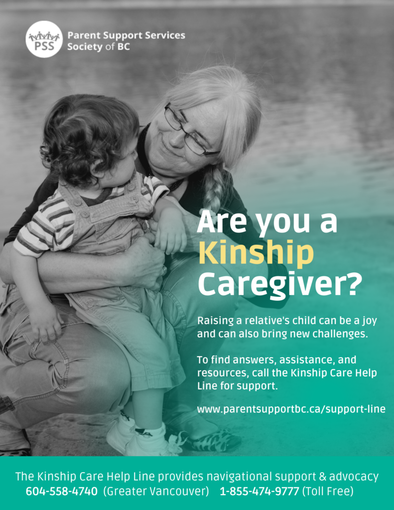 Kinship Care Help Line Poster