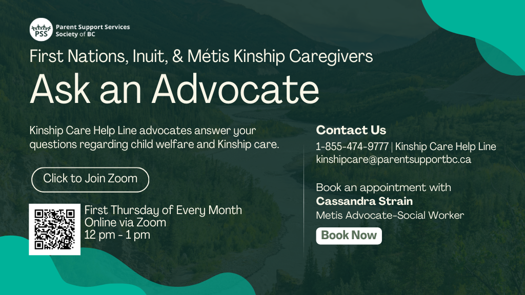 Ask An Advocate Indigenous Kinship Info Session